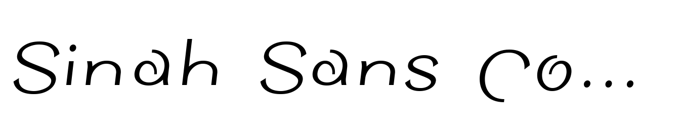 Sinah Sans Com Italic